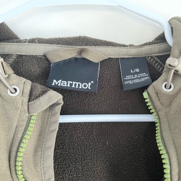 Preowned Men’s Large Marmot Full Zip Hoodie. - Picture 7 of 7